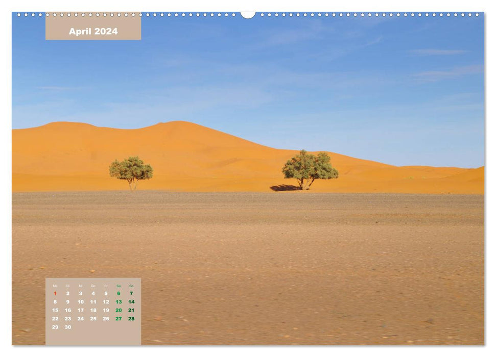 Erlebe mit mir die Dünen der Sahara (CALVENDO Premium Wandkalender 2024)
