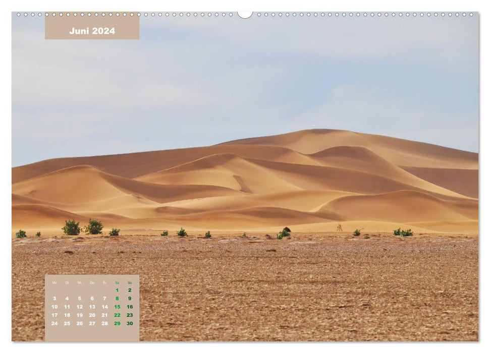 Découvrez les dunes du Sahara avec moi (Calendrier mural CALVENDO Premium 2024) 