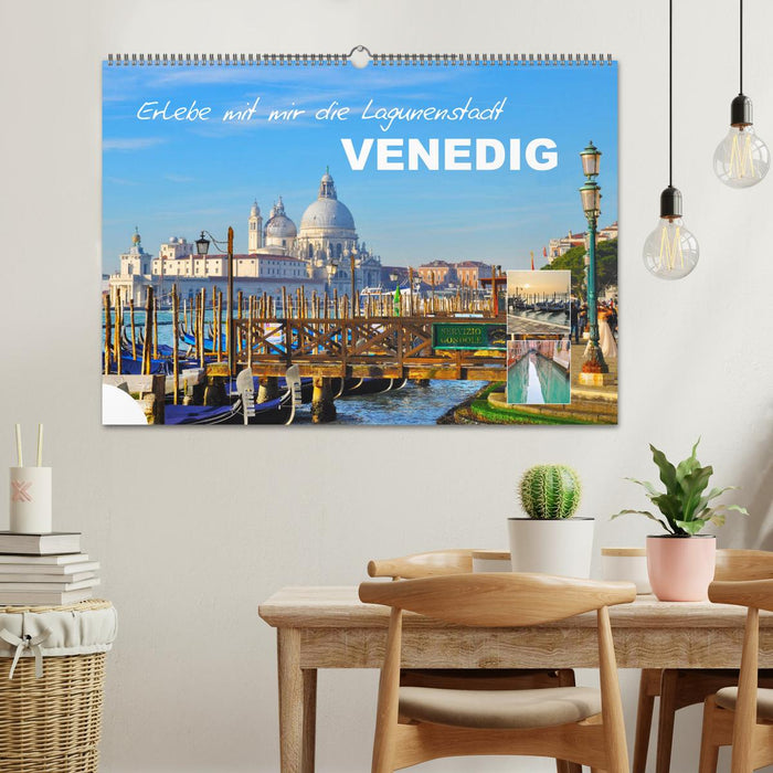 Erlebe mit mir die Lagunenstadt Venedig (CALVENDO Wandkalender 2024)