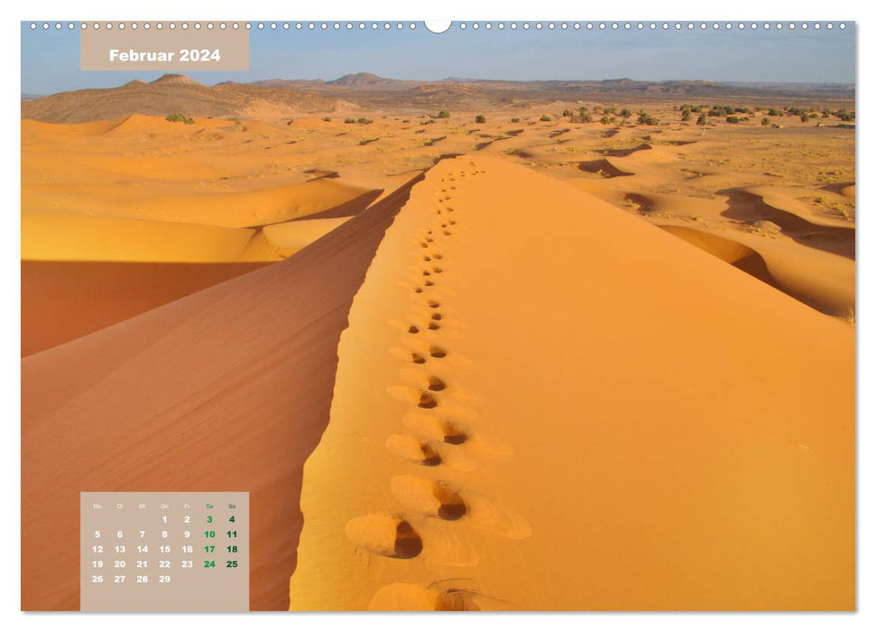 Erlebe mit mir die Dünen der Sahara (CALVENDO Wandkalender 2024)