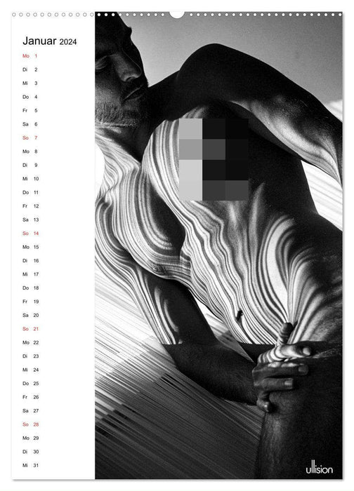 Männer AKT abstrakt (CALVENDO Wandkalender 2024)