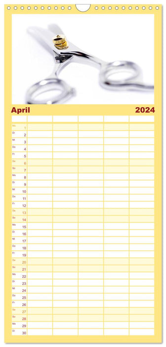 Scherenschmiede (CALVENDO Familienplaner 2024)