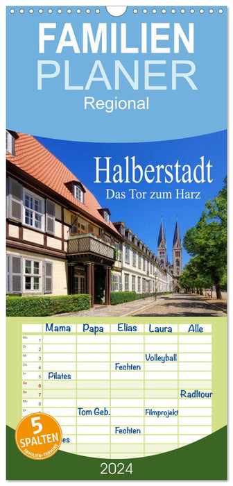 Halberstadt - Das Tor zum Harz (CALVENDO Familienplaner 2024)