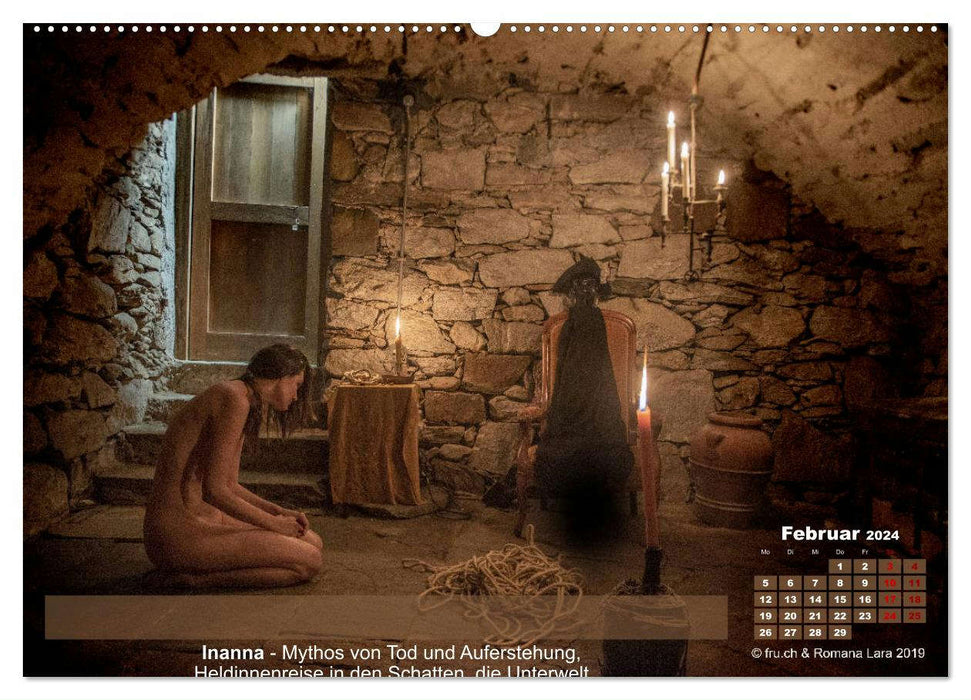 Bodypainting Göttinnen in jeder Frau (CALVENDO Premium Wandkalender 2024)