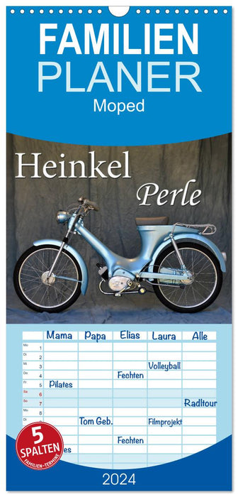 Heinkel Perle (CALVENDO Familienplaner 2024)