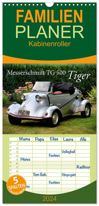 Messerschmitt TG 500 Tiger (CALVENDO Familienplaner 2024)