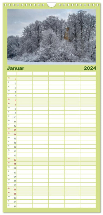 Das Steinfurter Bagno im Wandel der Jahreszeiten (CALVENDO Familienplaner 2024)