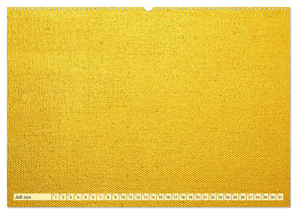 Calendrier artisanal doré brillant (Calvendo Premium Wall Calendar 2024) 