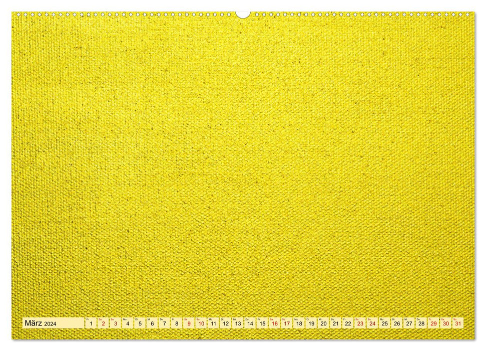 Calendrier artisanal brillant doré (calendrier mural CALVENDO 2024) 