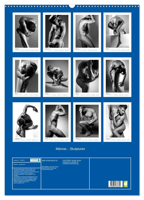 Männer... Skulptur (CALVENDO Wandkalender 2024)