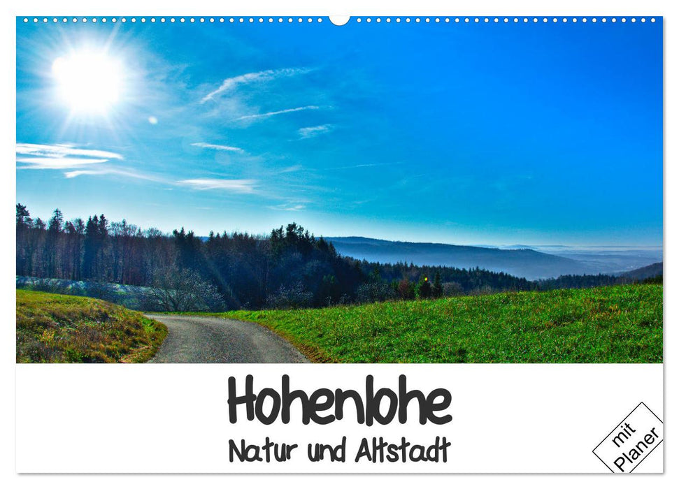 Hohenlohe - nature et vieille ville (Calendrier mural CALVENDO 2024) 