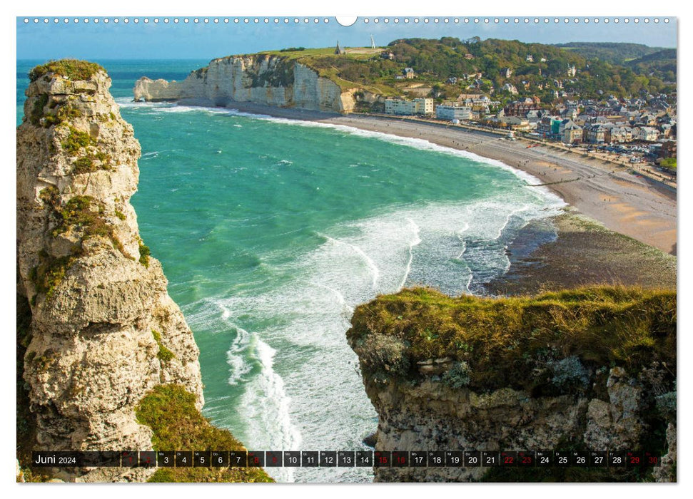 Blickpunkte der Normandie (CALVENDO Premium Wandkalender 2024)
