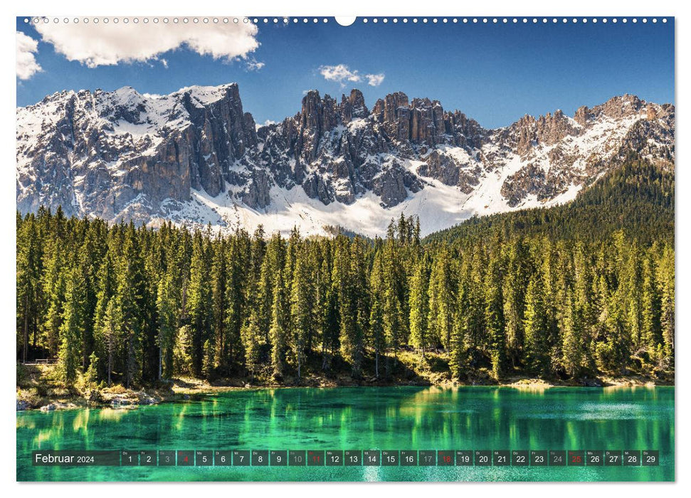 Dolomiten - Traumhafte Berglandschaften (CALVENDO Premium Wandkalender 2024)