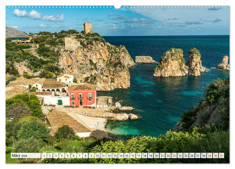 Italien - Sizilien (CALVENDO Premium Wandkalender 2024)