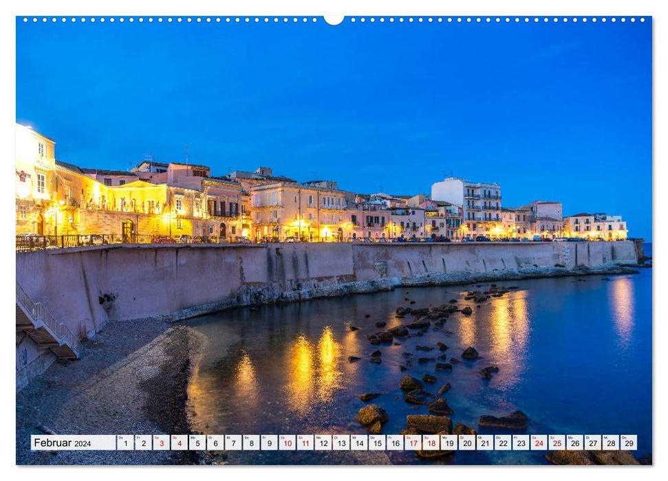Sizilien - Syrakus (CALVENDO Premium Wandkalender 2024)