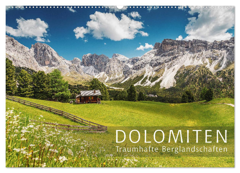 Dolomiten - Traumhafte Berglandschaften (CALVENDO Wandkalender 2024)