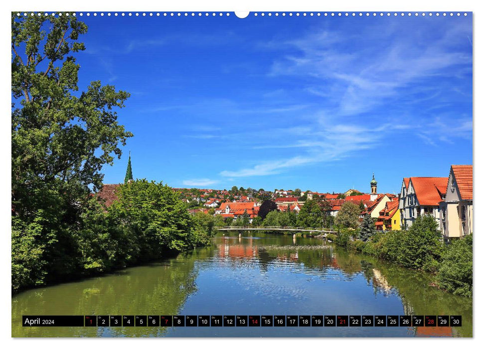 Rottenburg am Neckar - Eine Stadt am Limes (CALVENDO Wandkalender 2024)
