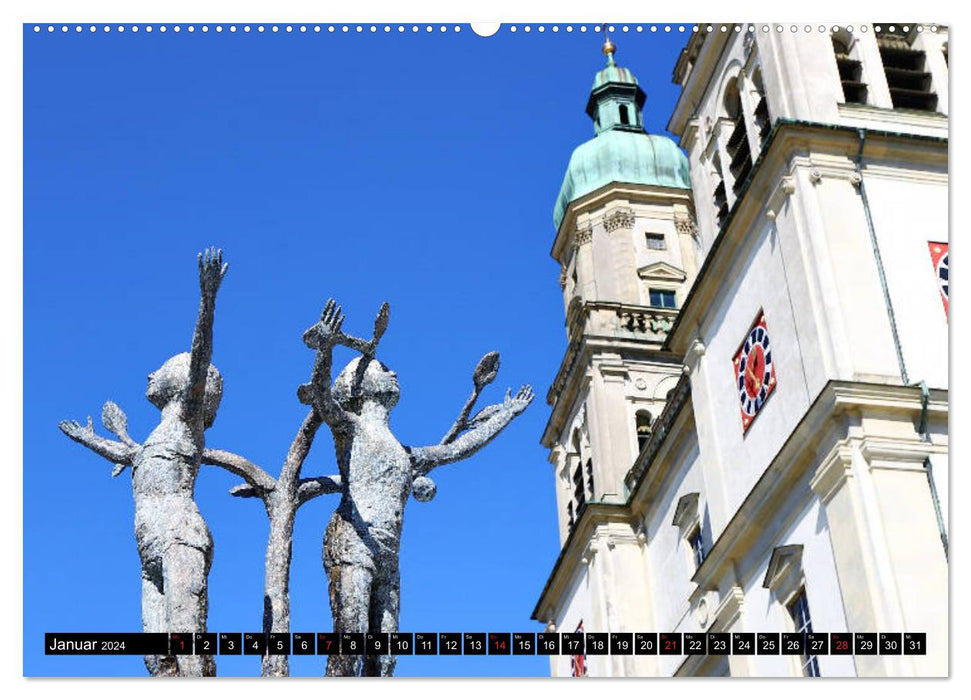 Kempten im Allgäu, die älteste Stadt Deutschlands (CALVENDO Wandkalender 2024)