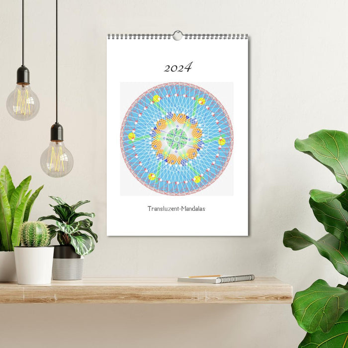 Transluzent-Mandalas (CALVENDO Wandkalender 2024)