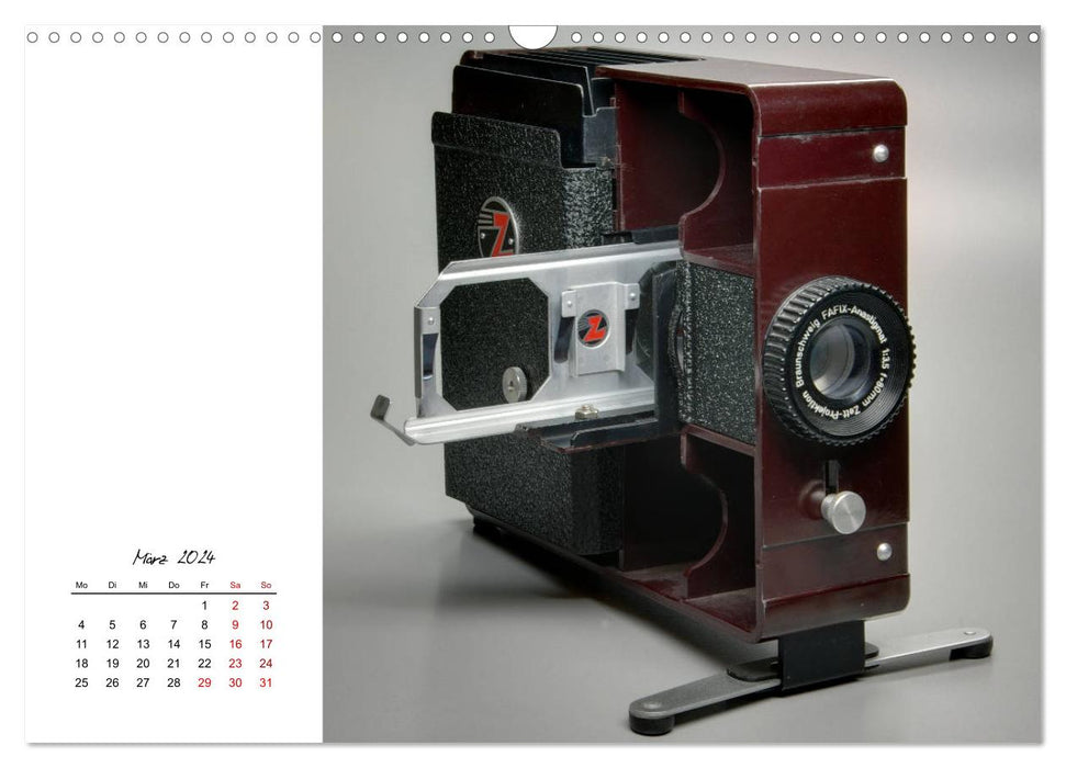 Alte Schätze - Kameras und Projektoren (CALVENDO Wandkalender 2024)