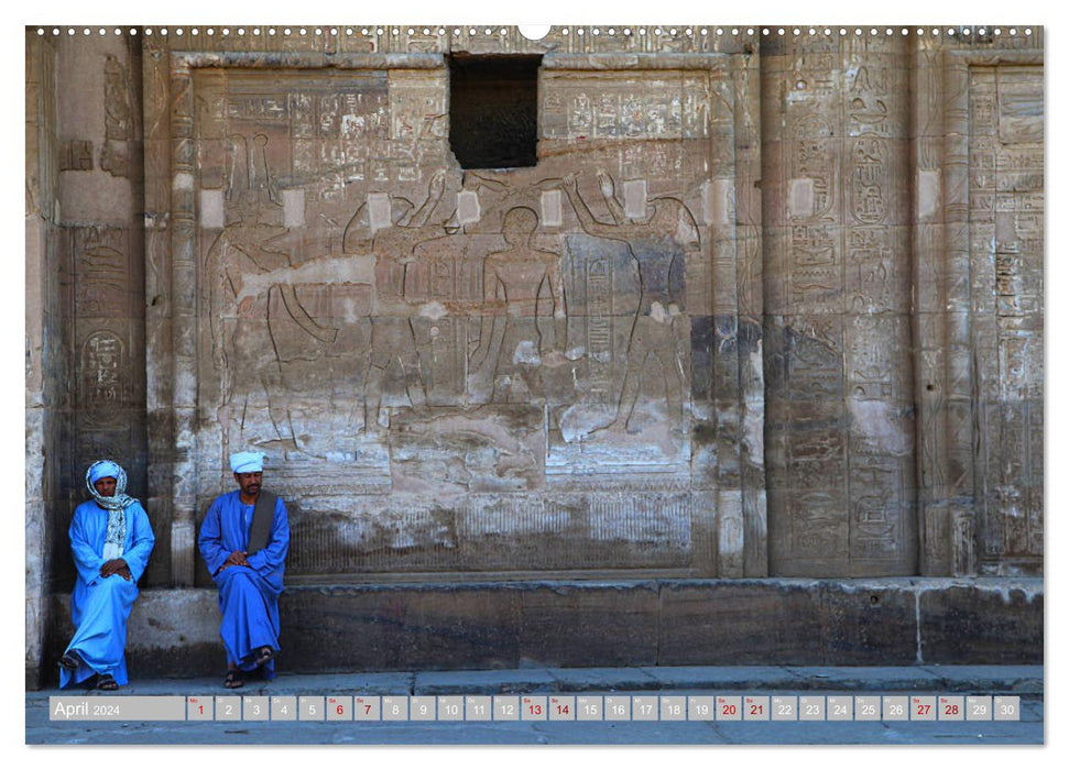 Leben am Nil - Kultur- und Landschaftsimpressionen (CALVENDO Premium Wandkalender 2024)