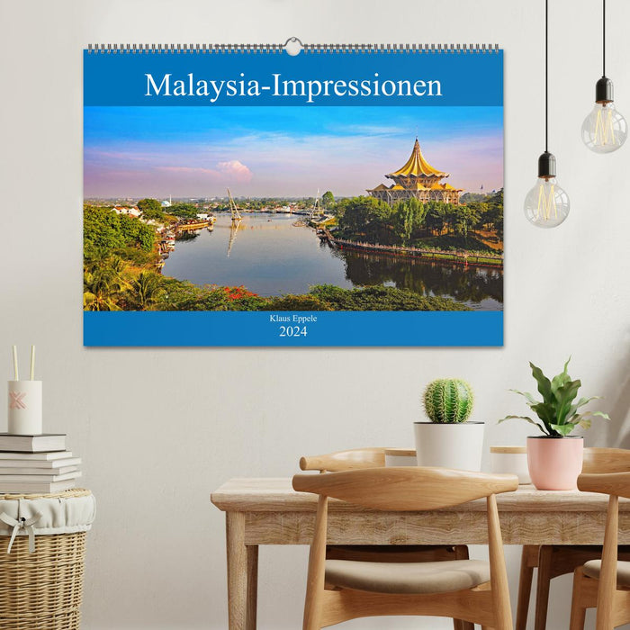 Impressions Malaisie (calendrier mural CALVENDO 2024) 