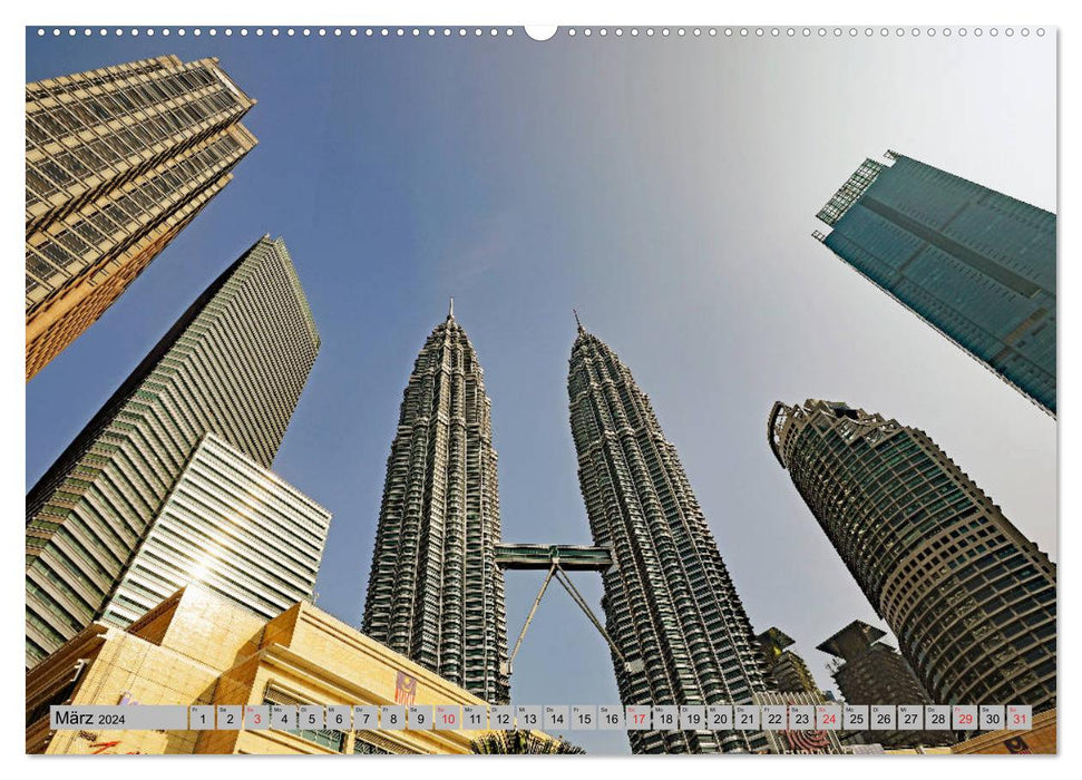 Malaysia-Impressionen (CALVENDO Wandkalender 2024)