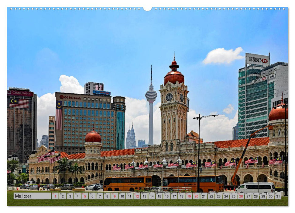 Malaysia-Impressionen (CALVENDO Wandkalender 2024)
