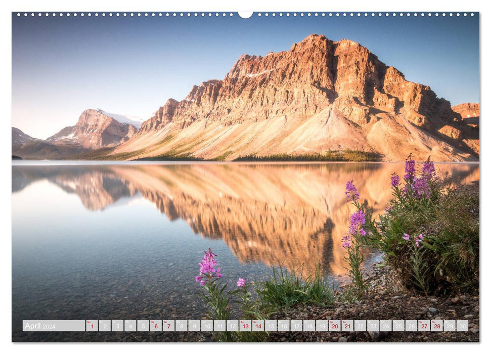 Die kanadischen Rockies (CALVENDO Premium Wandkalender 2024)