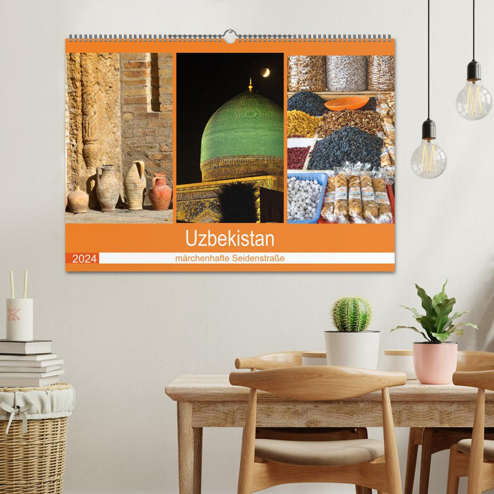 Uzbekistan - märchenhafte Seidenstraße (CALVENDO Wandkalender 2024)