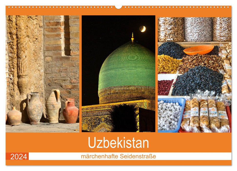 Ouzbékistan - Route de la Soie de conte de fées (calendrier mural CALVENDO 2024) 