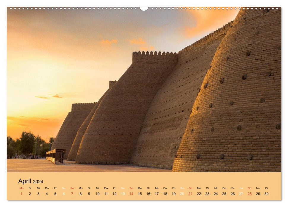 Ouzbékistan - Route de la Soie de conte de fées (calendrier mural CALVENDO 2024) 