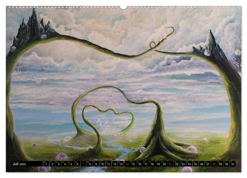Traces du Danseur de Rêves (Calendrier mural CALVENDO Premium 2024) 