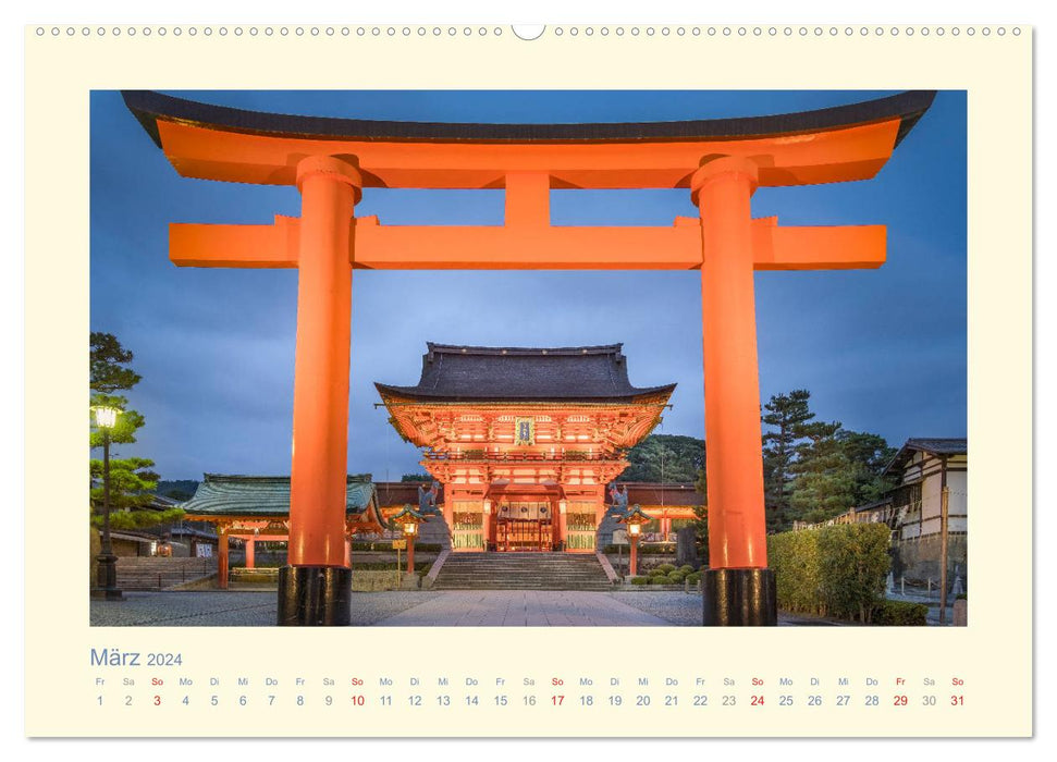 Eine Reise durch Japan (CALVENDO Premium Wandkalender 2024)