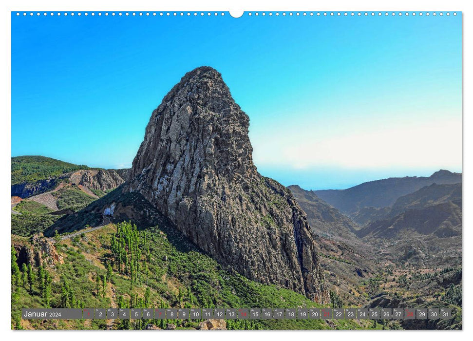 Wandern auf La Gomera (CALVENDO Wandkalender 2024)