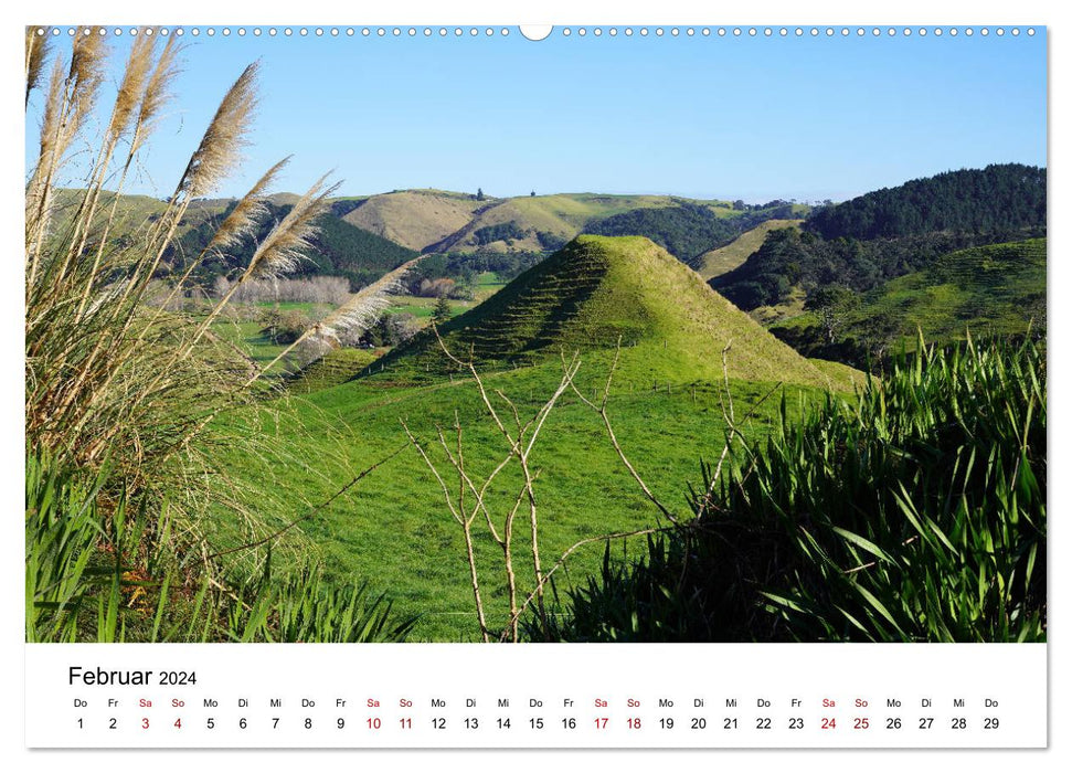 Auckland et ses environs 2024 (Calvendo Premium Wall Calendar 2024) 