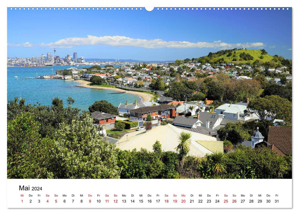 Auckland et ses environs 2024 (Calvendo Premium Wall Calendar 2024) 