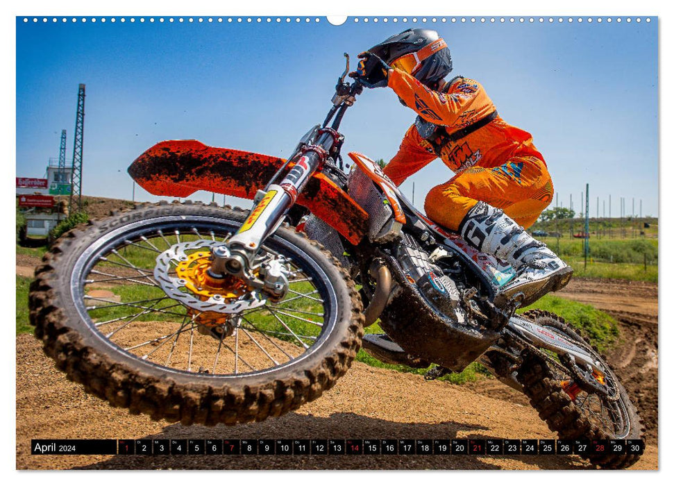 Blickpunkte Motocross (CALVENDO Premium Wandkalender 2024)
