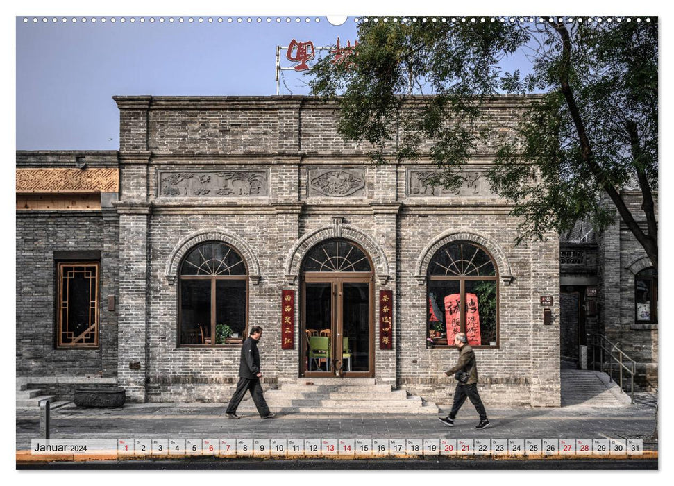Metropolen Chinas - Peking, Shanghai, Hongkong (CALVENDO Premium Wandkalender 2024)