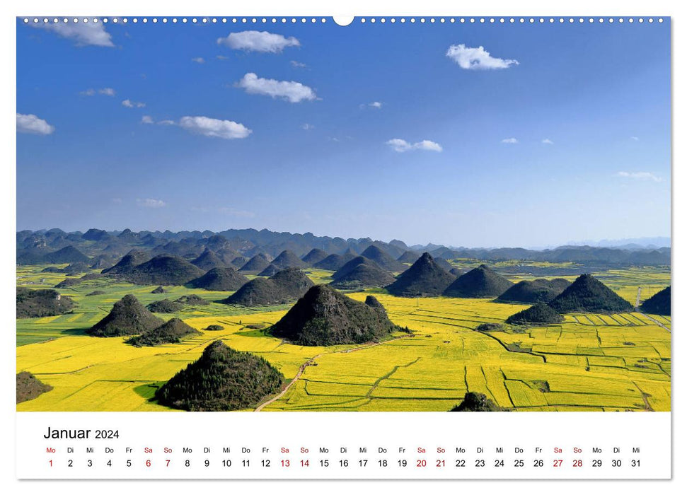 Wildes China (CALVENDO Premium Wandkalender 2024)