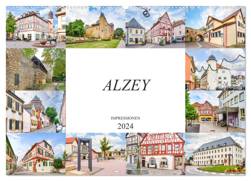 Alzey Impressionen (CALVENDO Wandkalender 2024)