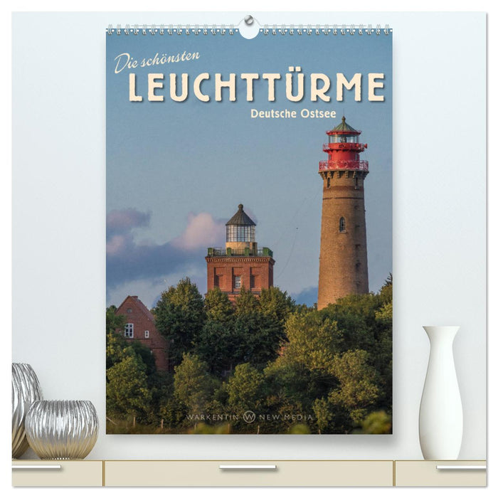 Die schönsten Leuchttürme - Deutsche Ostsee (CALVENDO Premium Wandkalender 2024)