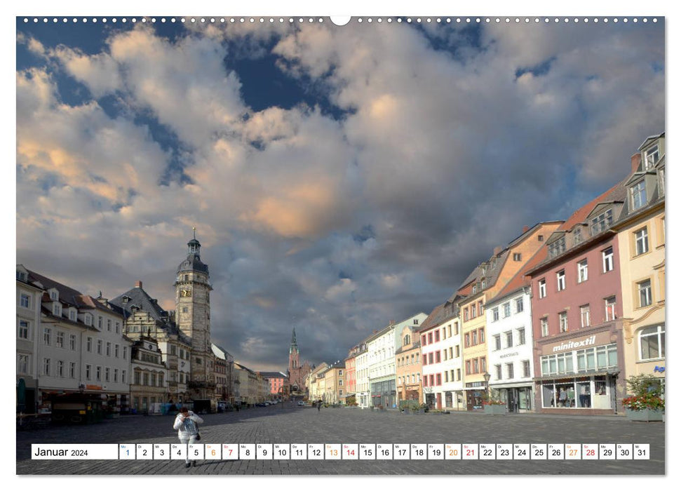 Altenbourg, la ville de Skat (Calvendo Premium Wall Calendar 2024) 