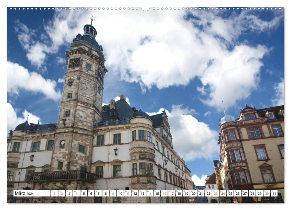 Altenburg, die Stadt des Skat-Spiels (CALVENDO Premium Wandkalender 2024)