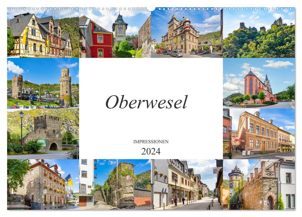 Impressions Oberwesel (calendrier mural CALVENDO 2024) 