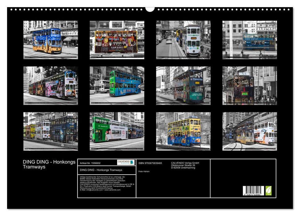 Ding Ding - Hong Kong's Tramways (CALVENDO Wandkalender 2024)