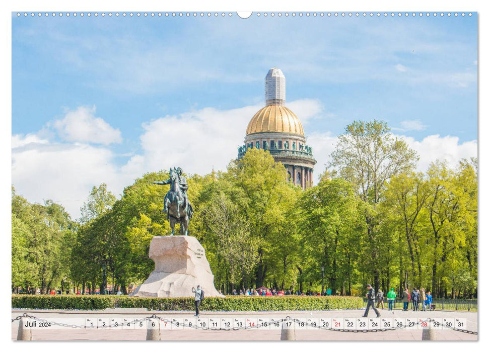 St. Petersburg - Prachtvolle Ostseemetropole (CALVENDO Premium Wandkalender 2024)