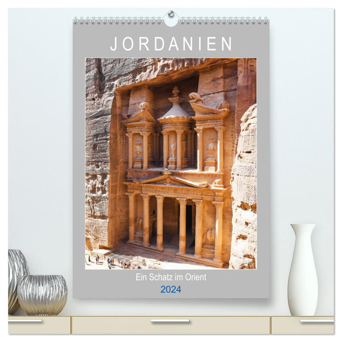 La Jordanie, un trésor en Orient (Calendrier mural CALVENDO Premium 2024) 