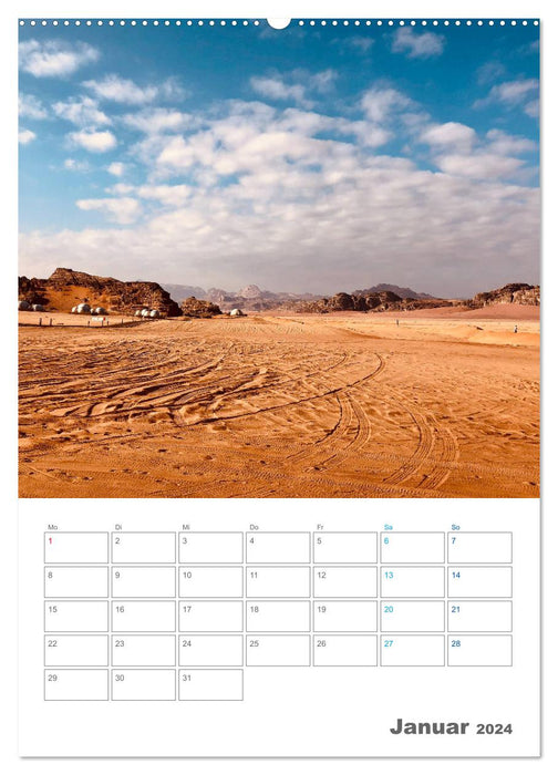 La Jordanie, un trésor en Orient (Calendrier mural CALVENDO Premium 2024) 