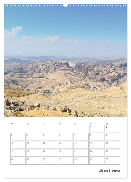 La Jordanie, un trésor en Orient (Calendrier mural CALVENDO Premium 2024) 